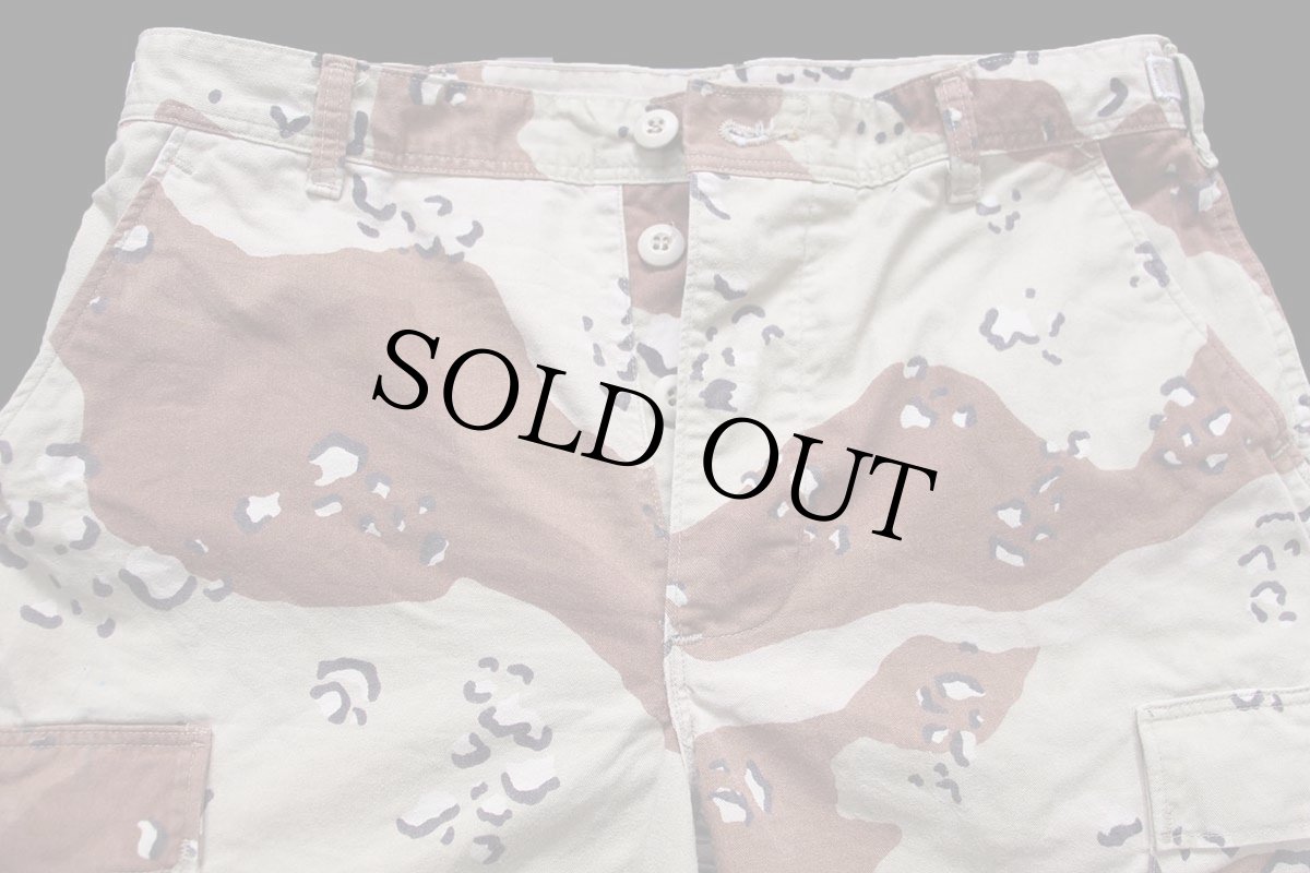 画像4: 90s 米軍 U.S.ARMY チョコチップ デザートカモ BDU カーゴパンツ M-R★WRANGLERラングラー (4)