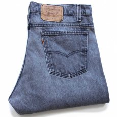 画像1: 90s USA製 Levi'sリーバイス 505 ブラック デニムパンツ フェード W36 L34 (1)