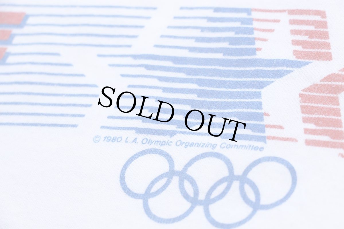 画像5: 80s Levi'sリーバイス PEPPERDINE UNIVERSITY 1984 Olympic Water Polo オリンピック リンガーTシャツ 白×青 (5)