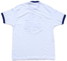 画像3: 80s USA製 Hanes XIT RODEO REUNION カウボーイ リンガーTシャツ 白×紺 XL (3)