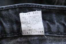 画像7: 90s USA製 Levi'sリーバイス 505 ブラック デニムパンツ W36 L32 (7)