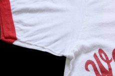 画像7: 80s USA製 We've Got The Magic リンガーTシャツ 白×赤 (7)