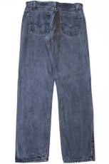 画像3: 90s USA製 Levi'sリーバイス 505 ブラック デニムパンツ W36 L32 (3)