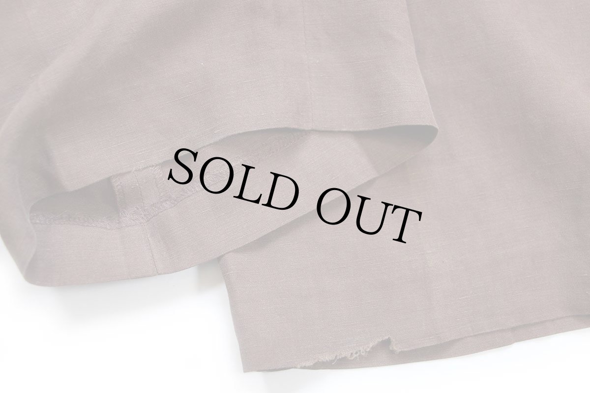 画像8: 00s ポロ ラルフローレン スラックス リネン×シルクパンツ 茶 W34 L30 (8)