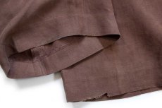 画像8: 00s ポロ ラルフローレン スラックス リネン×シルクパンツ 茶 W34 L30 (8)
