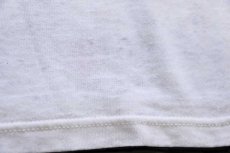 画像7: 90s USA製 U.S.NAVY ロゴ ステンシル リンガーTシャツ ボロ 白×紺 XL (7)