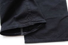 画像9: デッドストック★90s USA製 POINTERポインター コットン ペインターパンツ 後染め 黒 W30 L34 (9)