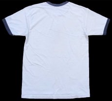 画像3: APT 15 USAFA コットン リンガーTシャツ 白×紺 (3)