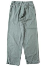 画像3: 90s GAPギャップ ツータック コットン チノパン 薄緑 W34 L32 (3)