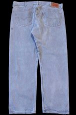 画像3: メキシコ製 Levi'sリーバイス 501 先染め グレー デニムパンツ W42 L32★SDP3423 (3)