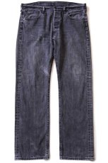 画像2: メキシコ製 Levi'sリーバイス 501 ブラック デニムパンツ W38 L34★SDP3367 (2)