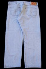 画像3: メキシコ製 Levi'sリーバイス 501 ペンキ飛び 先染め グレー デニムパンツ W42 L32★SDP3394 (3)