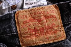 画像5: Levi'sリーバイス 501 ダメージ ブラック デニムパンツ W40 L34★SDP3366 (5)