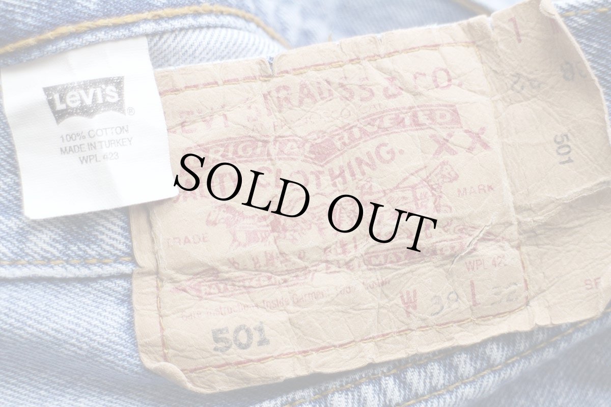 画像5: 90s トルコ製 Levi'sリーバイス 501 デニムパンツ W38 L32★SDP3384 ユーロ (5)