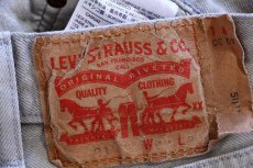画像5: メキシコ製 Levi'sリーバイス 501 後染め カラーデニムパンツ グレー W40 L30★SDP3418 (5)