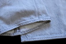 画像8: メキシコ製 Levi'sリーバイス 501 ペンキ飛び 先染め グレー デニムパンツ W42 L32★SDP3394 (8)