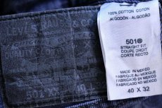 画像5: メキシコ製 Levi'sリーバイス 501 カラーデニムパンツ ナス紺 W40 L32★SDP3417 (5)