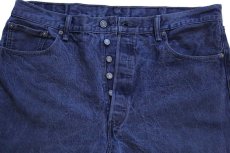 画像4: メキシコ製 Levi'sリーバイス 501 カラーデニムパンツ ナス紺 W40 L32★SDP3417 (4)