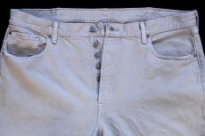 画像4: メキシコ製 Levi'sリーバイス 501 後染め カラーデニムパンツ グレー W40 L30★SDP3418 (4)