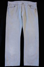 画像2: メキシコ製 Levi'sリーバイス 501 後染め カラーデニムパンツ グレー W40 L30★SDP3418 (2)