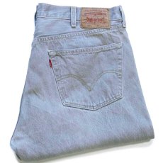 画像1: メキシコ製 Levi'sリーバイス 501 先染め グレー デニムパンツ W40 L32★SDP3422 (1)