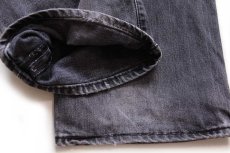 画像7: メキシコ製 Levi'sリーバイス 501 ブラック デニムパンツ W38 L34★SDP3367 (7)