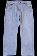 画像2: メキシコ製 Levi'sリーバイス 501 先染め グレー デニムパンツ W42 L32★SDP3423 (2)