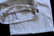 画像7: メキシコ製 Levi'sリーバイス 501 後染め カラーデニムパンツ グレー W40 L30★SDP3418 (7)