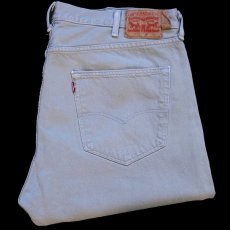 画像1: メキシコ製 Levi'sリーバイス 501 後染め カラーデニムパンツ グレー W40 L30★SDP3418 (1)