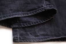 画像8: メキシコ製 Levi'sリーバイス 501 ダメージ ブラック デニムパンツ W38 L34★SDP3364 (8)