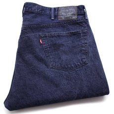 画像1: メキシコ製 Levi'sリーバイス 501 ダメージ カラーデニムパンツ ナス紺 W46 L32★SDP3554 特大 (1)