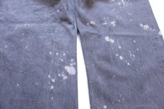 画像6: メキシコ製 Levi'sリーバイス 501 ブリーチ飛び 先染め グレー デニムパンツ W40★SDP3427 (6)