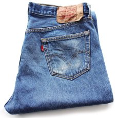 画像1: 00s メキシコ製 Levi'sリーバイス 501 デニムパンツ ヒゲ W38★SDP3631 (1)
