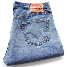画像1: 00s Levi'sリーバイス 501 ダメージ デニムパンツ ヒゲ W38★SDP3629 (1)