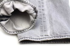 画像6: メキシコ製 Levi'sリーバイス 501 USED加工 先染め グレー デニムパンツ W42 L30★SDP3563 (6)