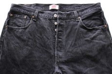 画像4: メキシコ製 Levi'sリーバイス 501 ブラック デニムパンツ W40 L32★SDP3621 (4)