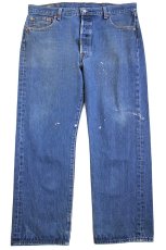 画像2: Levi'sリーバイス 501 ペンキ飛び デニムパンツ W38★SDP3521 (2)