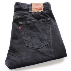 画像1: メキシコ製 Levi'sリーバイス 501 ブラック デニムパンツ W40 L32★SDP3621 (1)