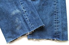 画像9: ポーランド製 Levi'sリーバイス 501 カットオフ ストレッチ デニムパンツ W38★SDP3628 (9)