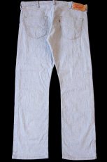 画像3: Levi'sリーバイス 501 ストレッチ 先染め グレー デニムパンツ W38 L32★SDP3426 (3)