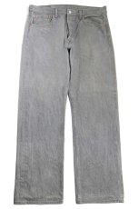 画像2: メキシコ製 Levi'sリーバイス 501 先染め カラーデニムパンツ グレー W34 L32★SDP3028 (2)