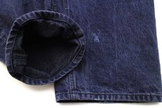 画像7: メキシコ製 Levi'sリーバイス 501 ダメージ カラーデニムパンツ ナス紺 W46 L32★SDP3554 特大 (7)