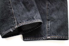 画像6: メキシコ製 Levi'sリーバイス 501 先染め ブラック デニムパンツ W38★SDP3635 (6)