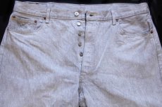 画像4: メキシコ製 Levi'sリーバイス 501 カラー デニムパンツ ライトグレー W42★SDP3429 (4)