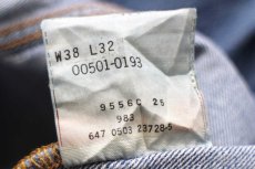 画像6: 00s メキシコ製 Levi'sリーバイス 501 デニムパンツ W38 L32★SDP3459 (6)
