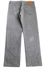 画像3: メキシコ製 Levi'sリーバイス 501 先染め カラーデニムパンツ グレー W34 L32★SDP3028 (3)