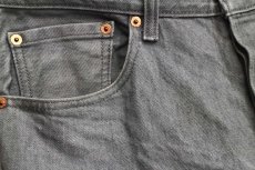 画像7: メキシコ製 Levi'sリーバイス 501 先染め カラーデニムパンツ グレー W34 L32★SDP3028 (7)