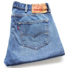 画像1: メキシコ製 Levi'sリーバイス 501 ダメージ デニムパンツ ヒゲ W38 L32★SDP3600 (1)