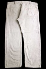 画像3: 00s メキシコ製 Levi'sリーバイス 501 カラーデニムパンツ ライトベージュ W44 L32★SDP3553 特大 (3)