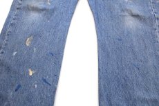 画像7: メキシコ製 Levi'sリーバイス 501 ペンキ飛び デニムパンツ W40 L32★SDP3531 (7)